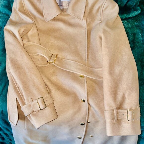 Burberry Wool Cashmere Double-Breasted Tailored Coat - Must Sell - Picture 1 of 3